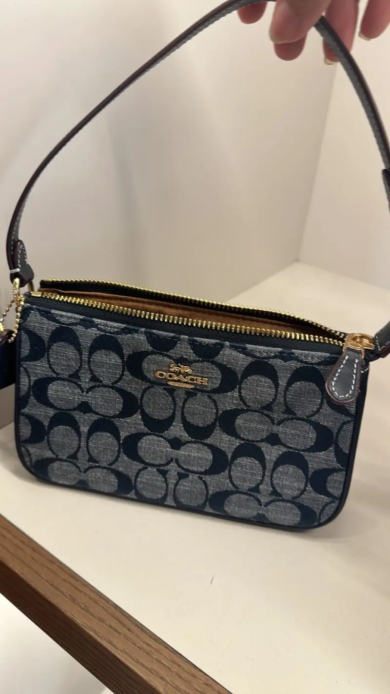 Coach Nolita 18 Navy With Original Box - Image 2