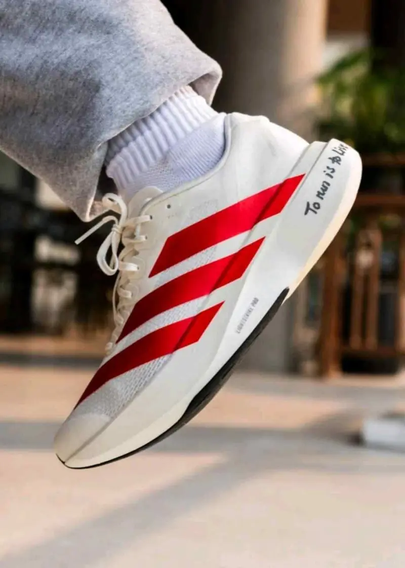 Adidas Adizero Evo SL White Red - Image 3