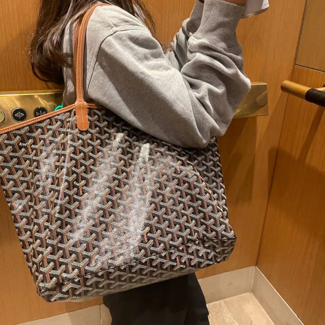 Goyard Artios GM Brown Tote WithWallet Dustcover - Image 4