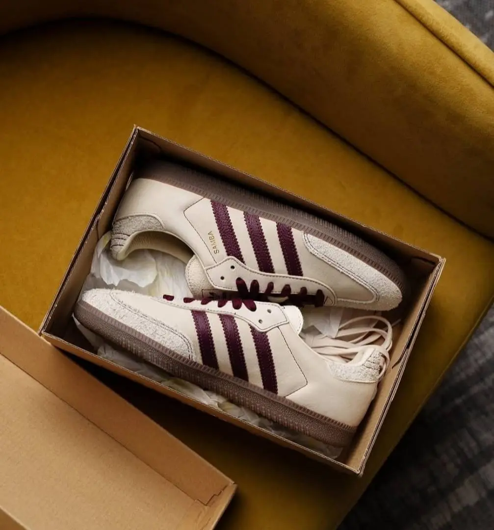 Adidaass Samba Og Wonder White Maroon - Image 4