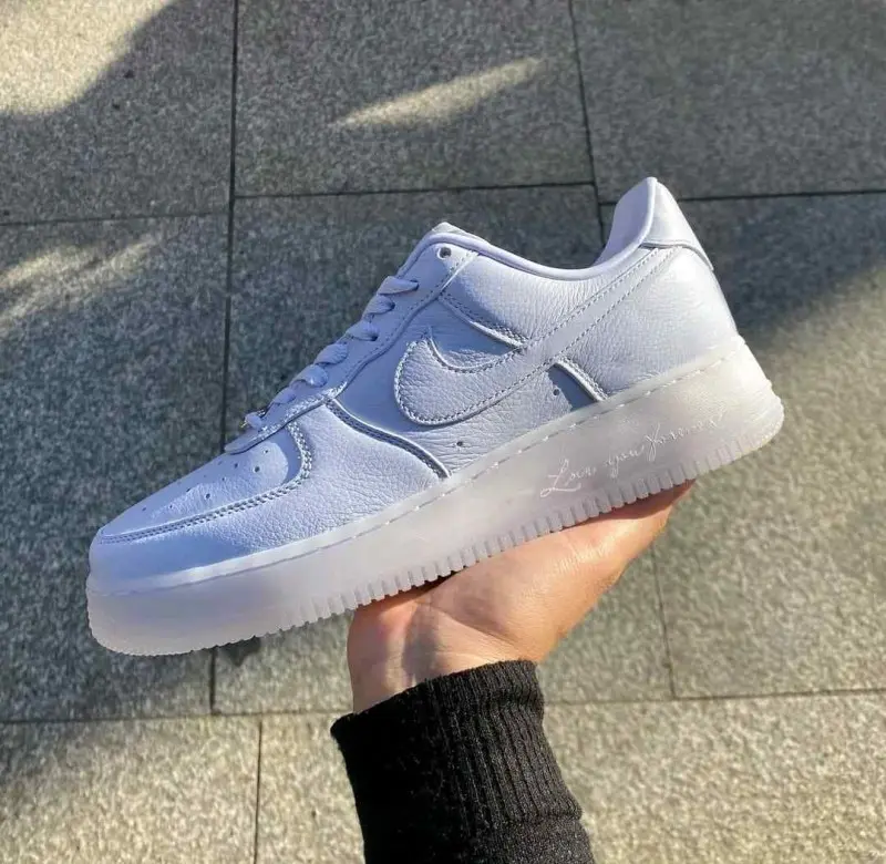 Nike AirForce nocta 1 Low SP Palest Purple Cobalt Tint Silver 340 - Image 5