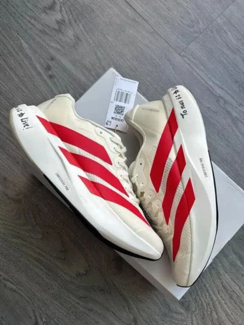 Adidas adizero evo sl white red - Image 12
