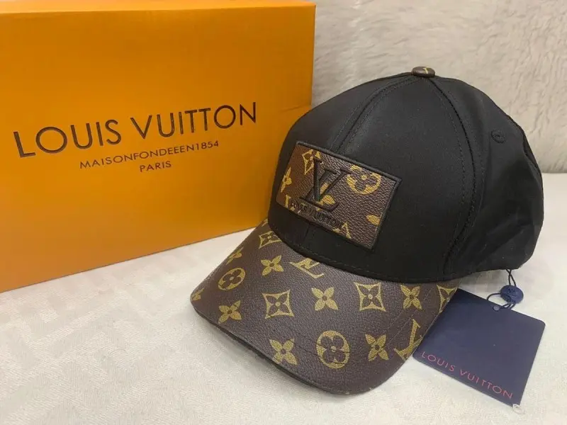 Louis Vuitton Front Logo Black Monogram Premium Unisex Cap (With Safety Box) - Image 6