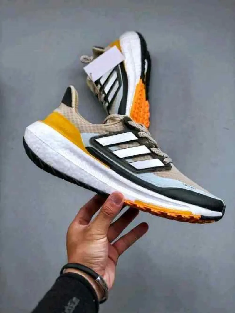 Adidas UltraBoost Light Cold Rdy Wonder Beige Flash Orange 2622 - Image 3