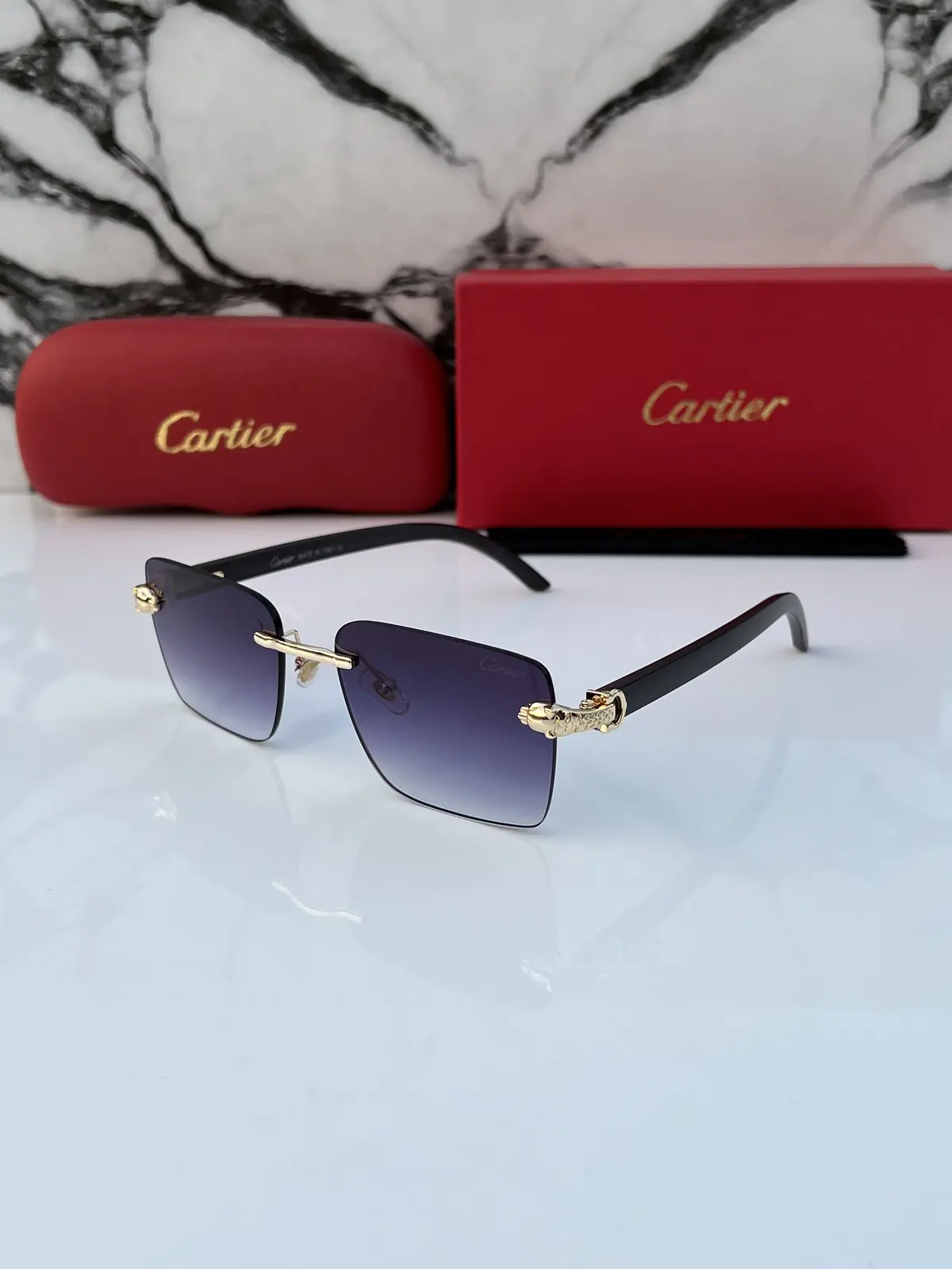 Cartier 3060 gold black shaded