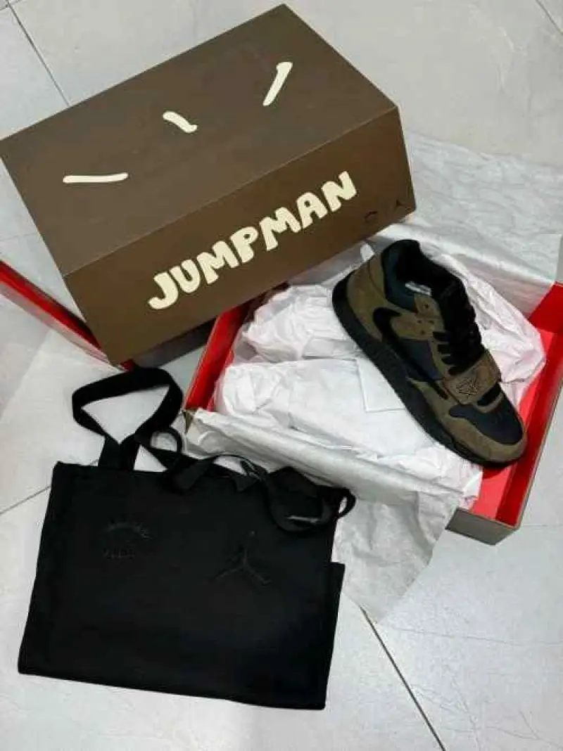 Travis Scott x Jordan Jumpman Jack TR Dark Mocha SEMI UA QUALITY - Image 7