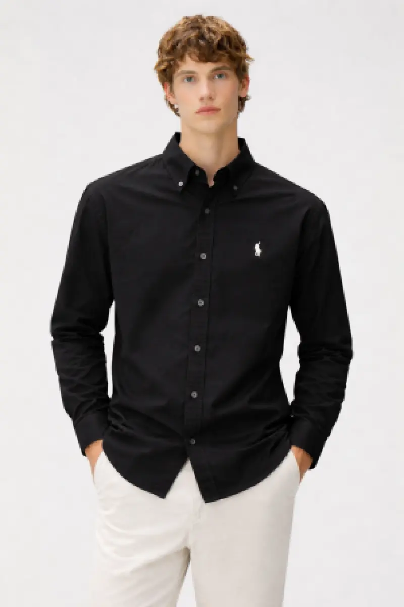 Ralph LAUREN P-OLO IMPORTED STORE ARTICLE SHIRT linen fabric - Image 2