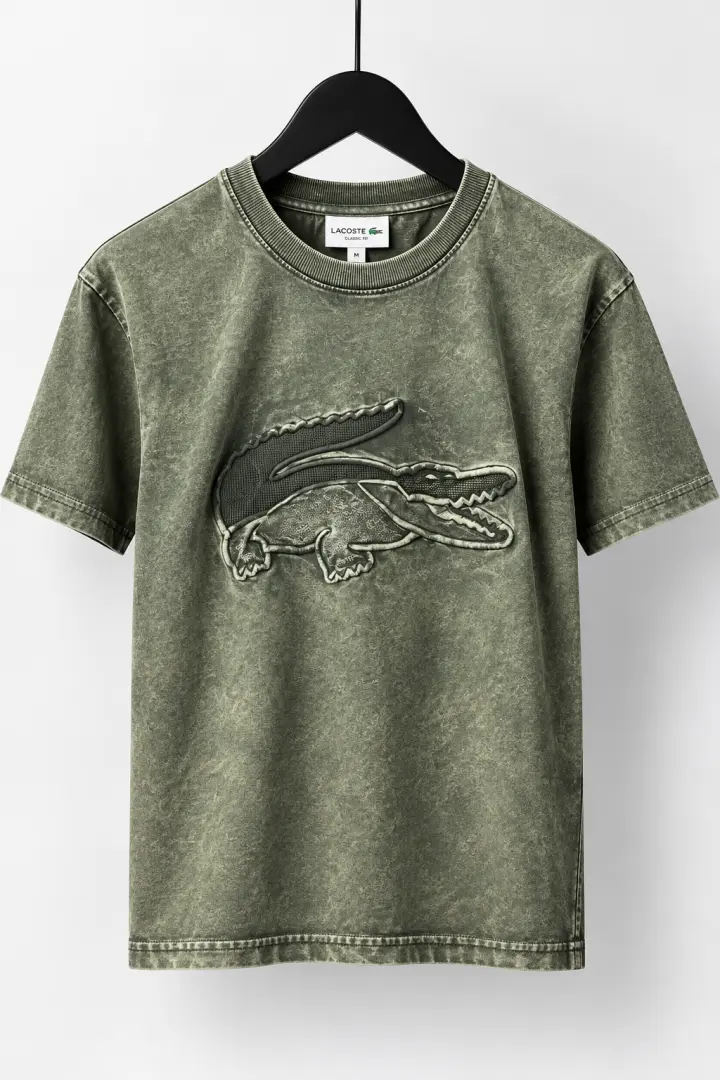 Lacoste Premium Acid Wash Premium T-Shirt 2477