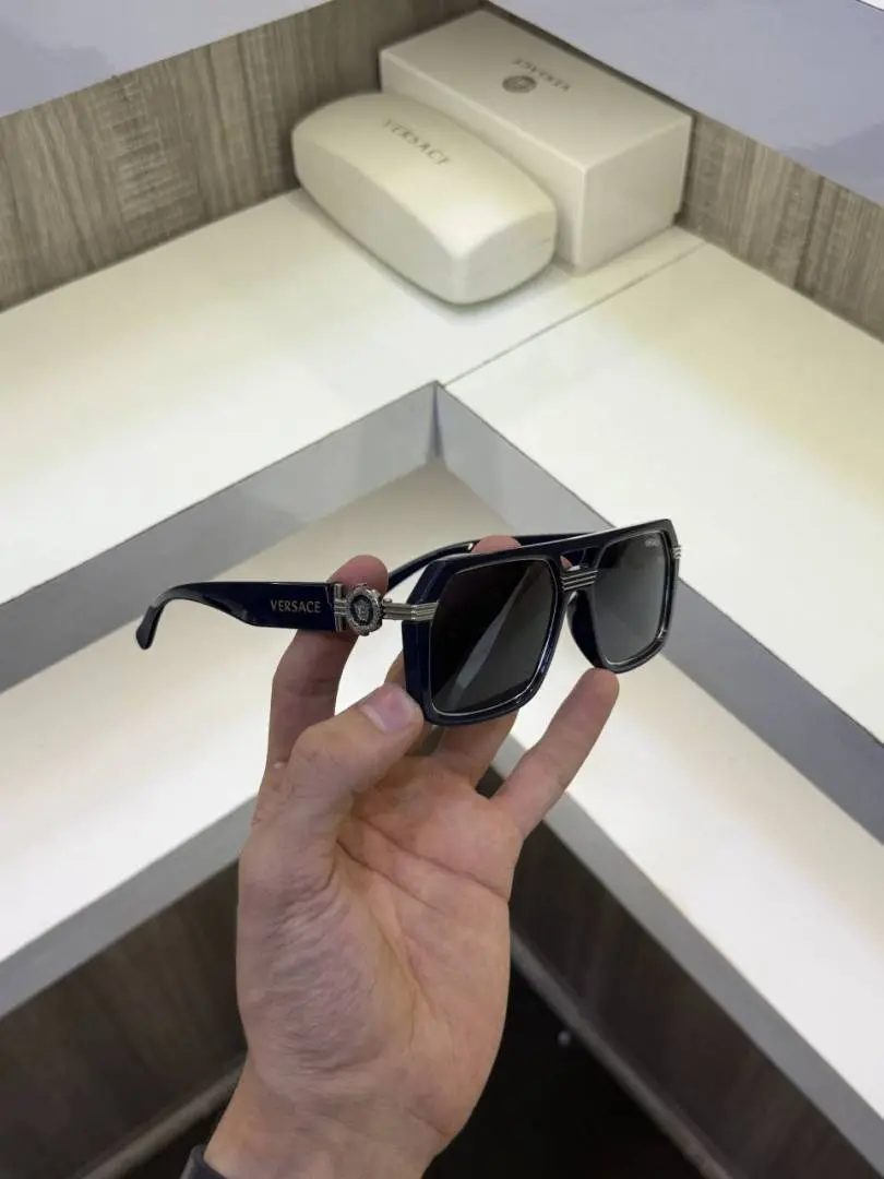 Versace e 4399 Navy Blue Silver - Image 4