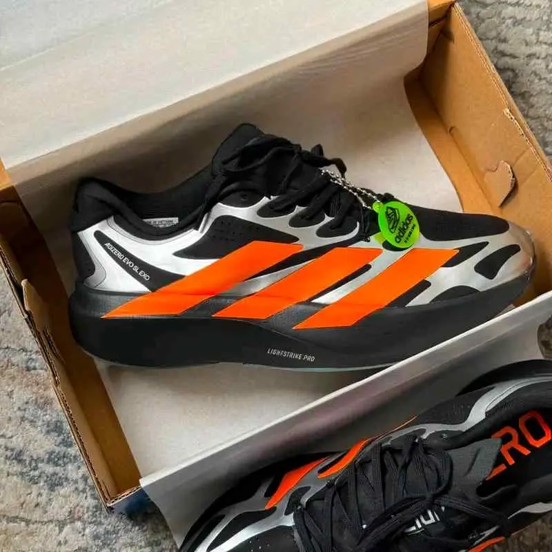 Adidas Adizero Evo SL Exo Carbon Lucid Orange 1294 - Image 6