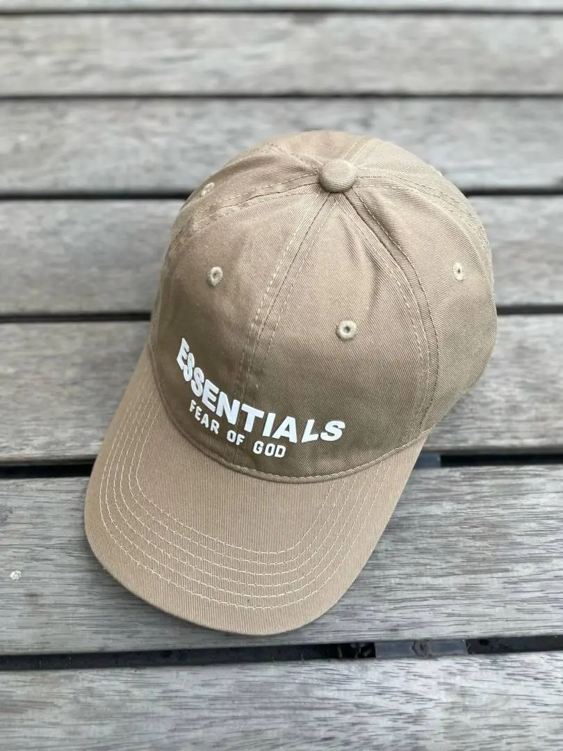 Essentials fear of god Apricot premium unisex cap with safety box