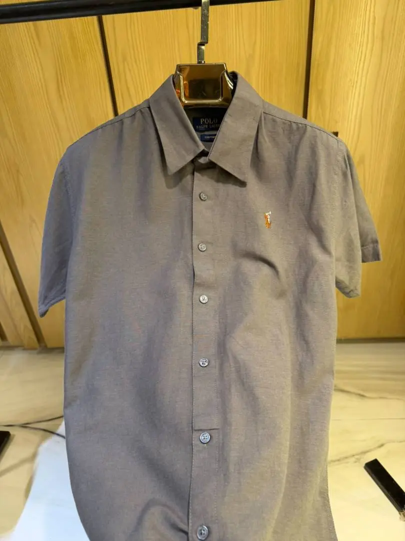 Ralph LAUREN P-OLO IMPORTED STORE ARTICLE SHIRT LINEN FABRIC - Image 7