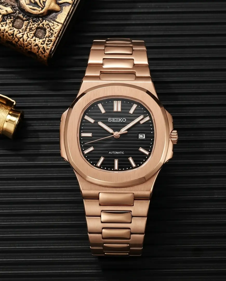 Seiko Nautilus Mod copper black