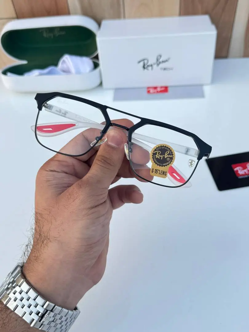 Ray-Ban 04 black water plano - Image 3