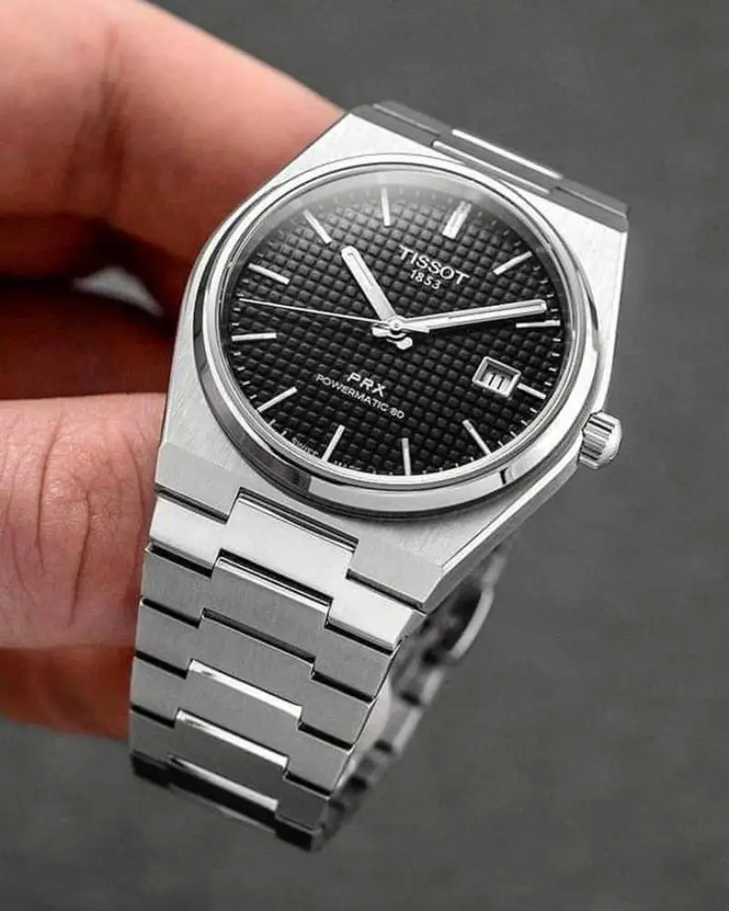 Tissot 1853 Prx Automatic Top Quality Silver-Black - Image 8