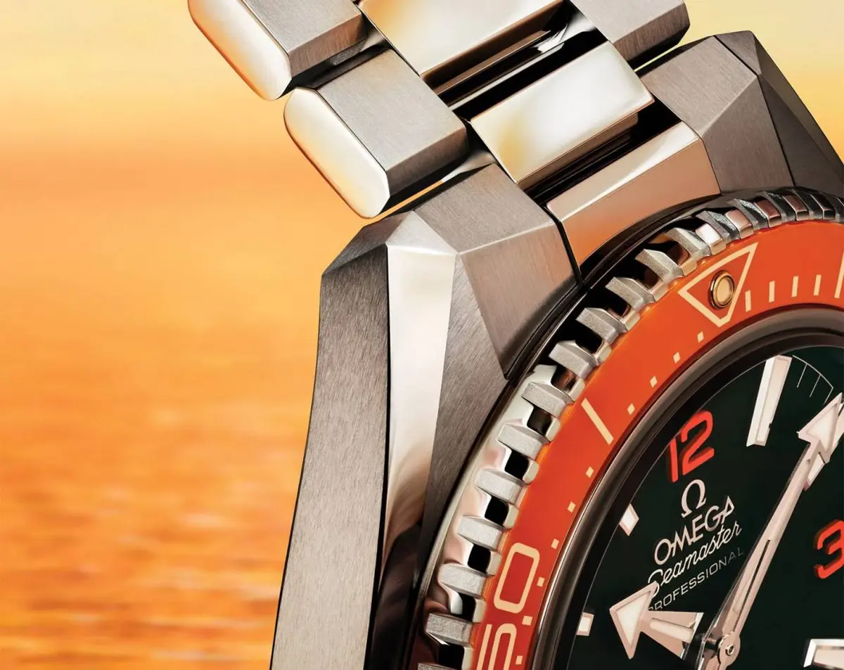 Omega Seamaster Planet Ocean 600M Co-Axial Master Chronometer metal Silver orange black - Image 4
