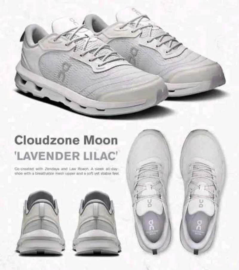 On cloud Running Cloudzone Moon Lavender Lilac - Image 10