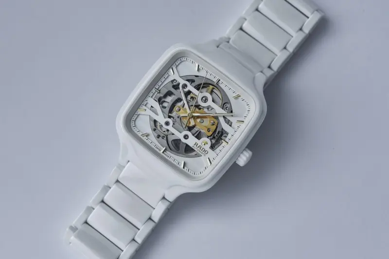 Rado True Square Automatic Ceramic- White-Silver
