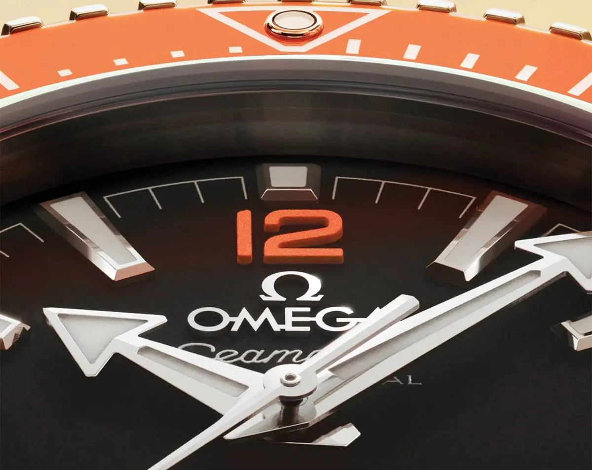 Omega Seamaster Planet Ocean 600M Co-Axial Master Chronometer metal Silver orange black - Image 2