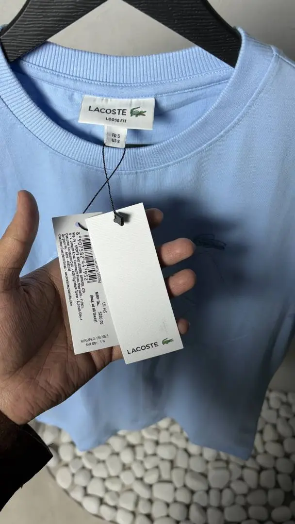 Lacoste Diamond Stitch T-Shirt 1232 - Image 5