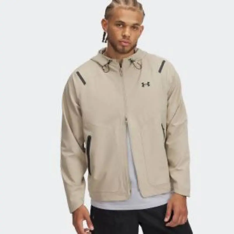 Under Armor Bomber Jacket Light Beige
