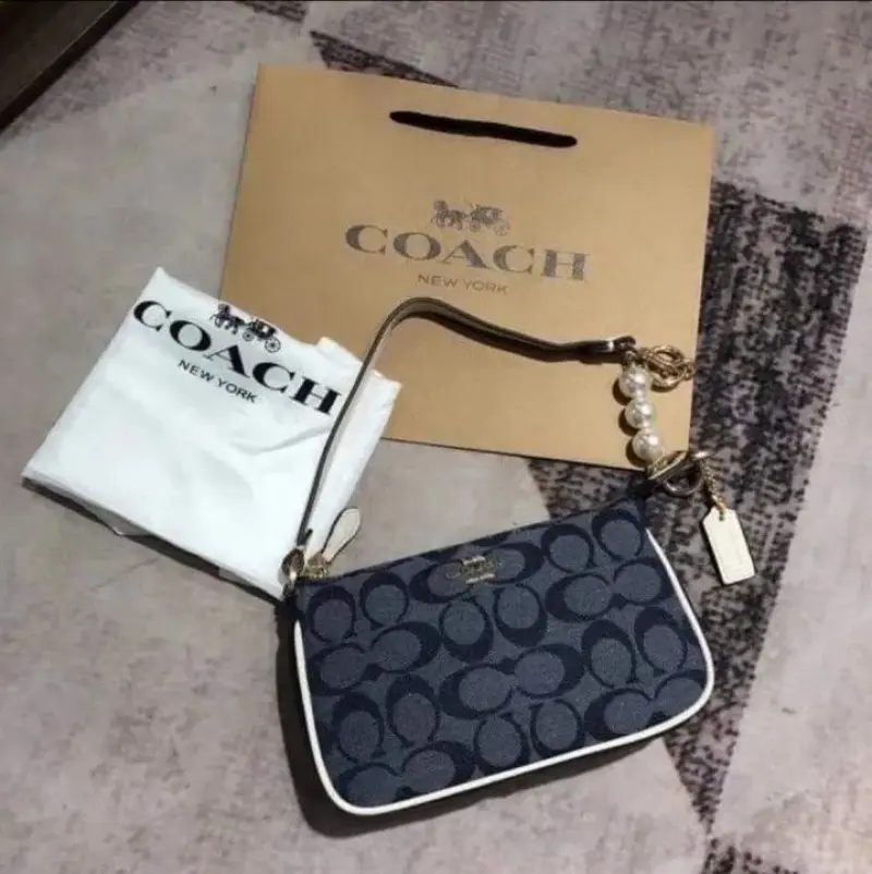 Coach Nolita 18 Blue With Original Box - Image 4