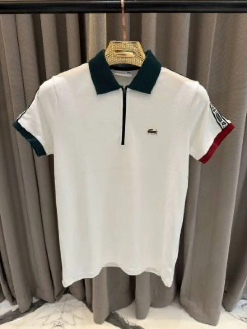 Lacoste Chest Logo Polo T-shirt White - Image 2