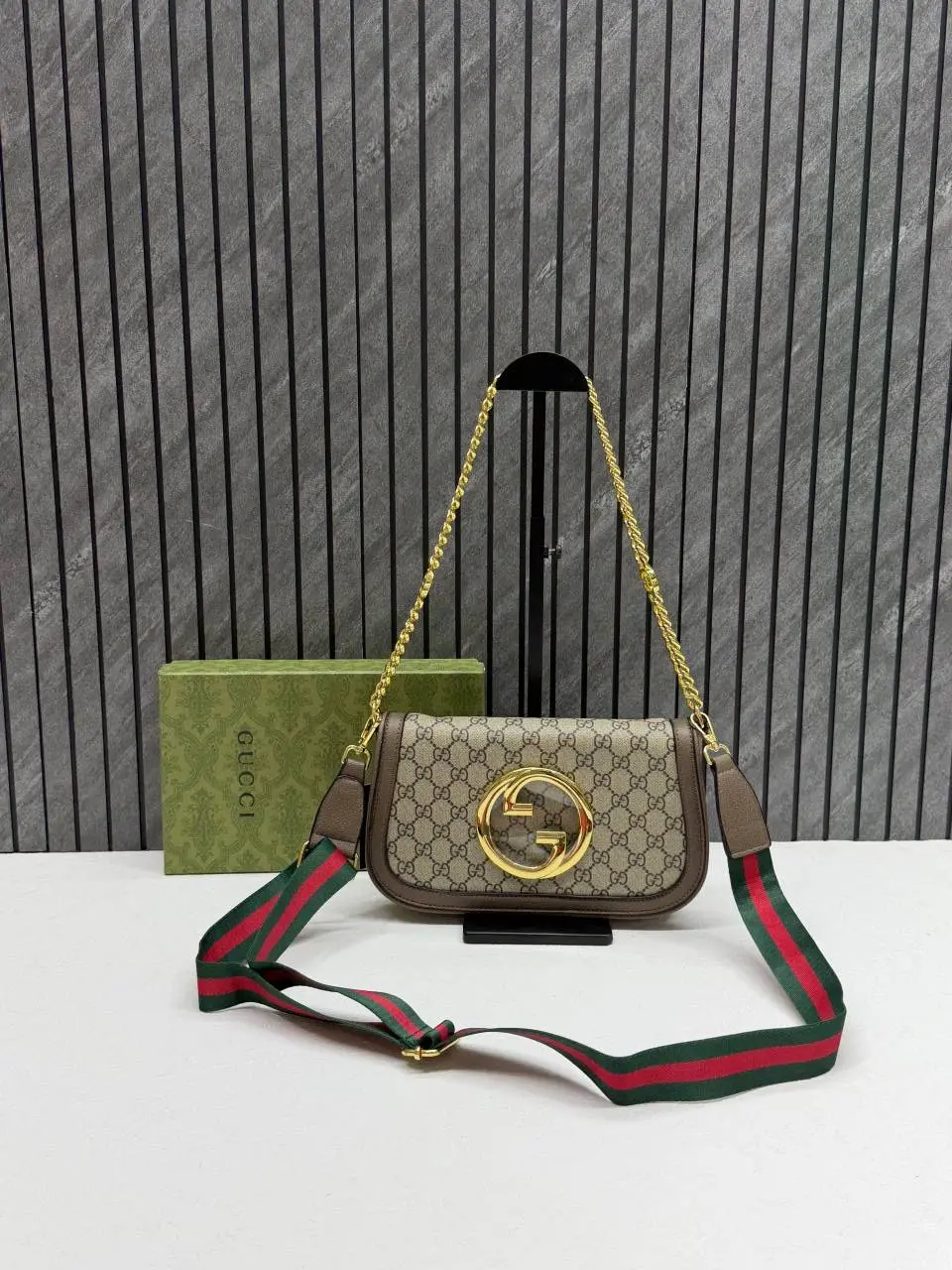Gucci Blondie Medium Shoulder Bag With Long belt Originalbox & DustCover - Image 5