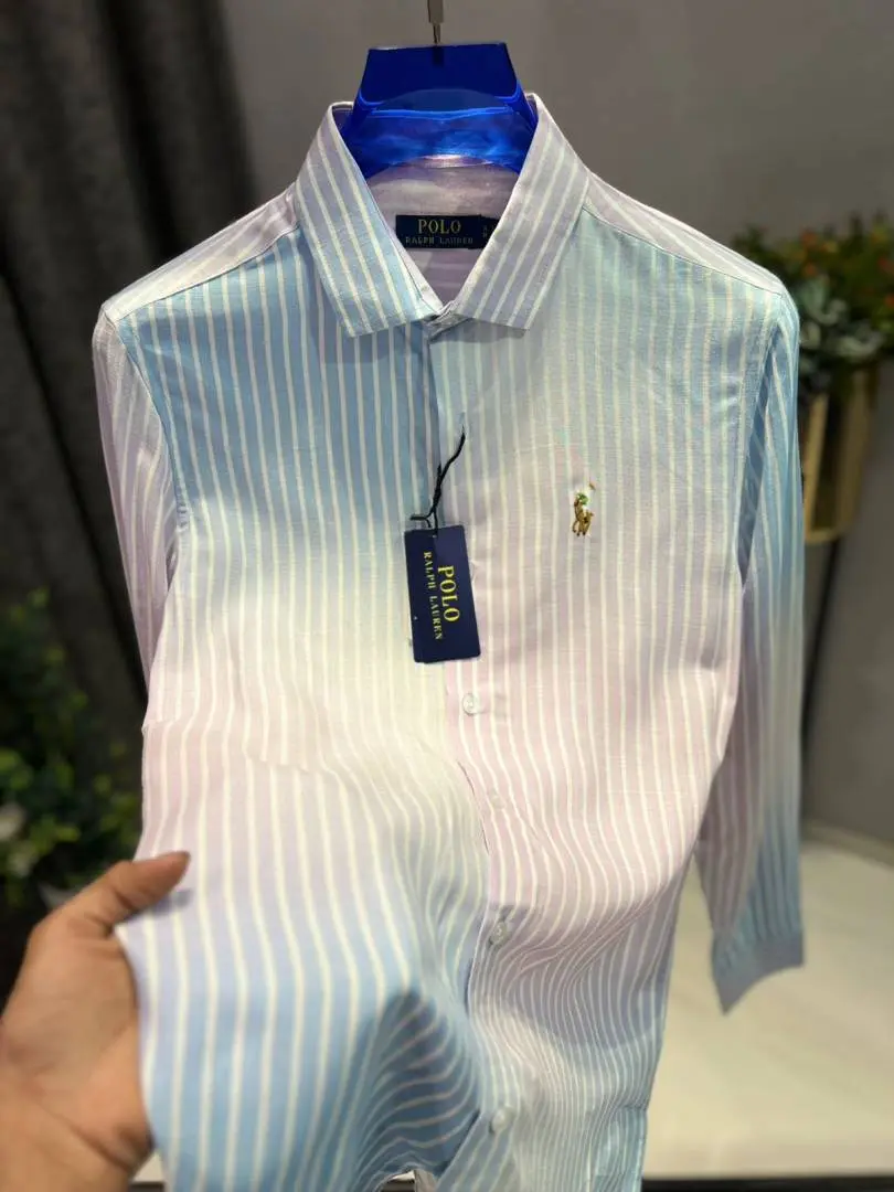 Ralph LAUREN P-OLO IMPORTED STORE ARTICLE Linen Cloth SHIRT - Image 2