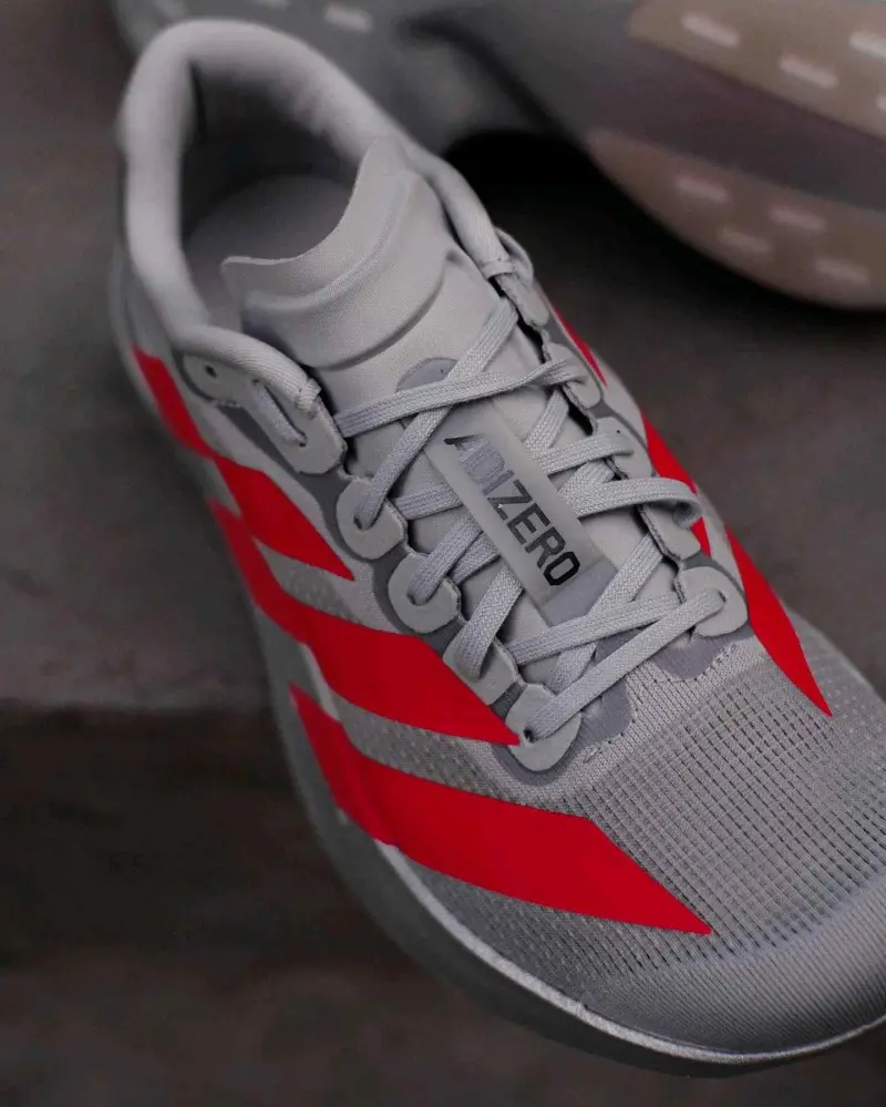 Adidas Adizero Evo Sl red Grey Iron Metallic 216 - Image 13