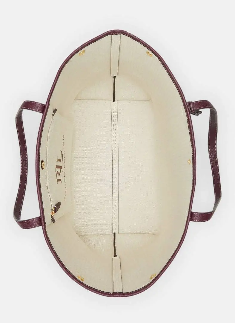 Ralph Lauren Pebbled Leather Large Emerie Tote - Image 3
