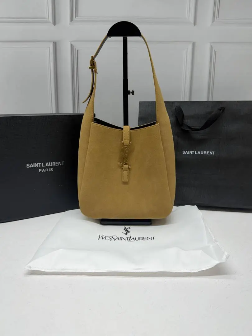 Ysl CB Hobo Suede Premium Shoulder Bag With Original Box & CarryBag - Image 5