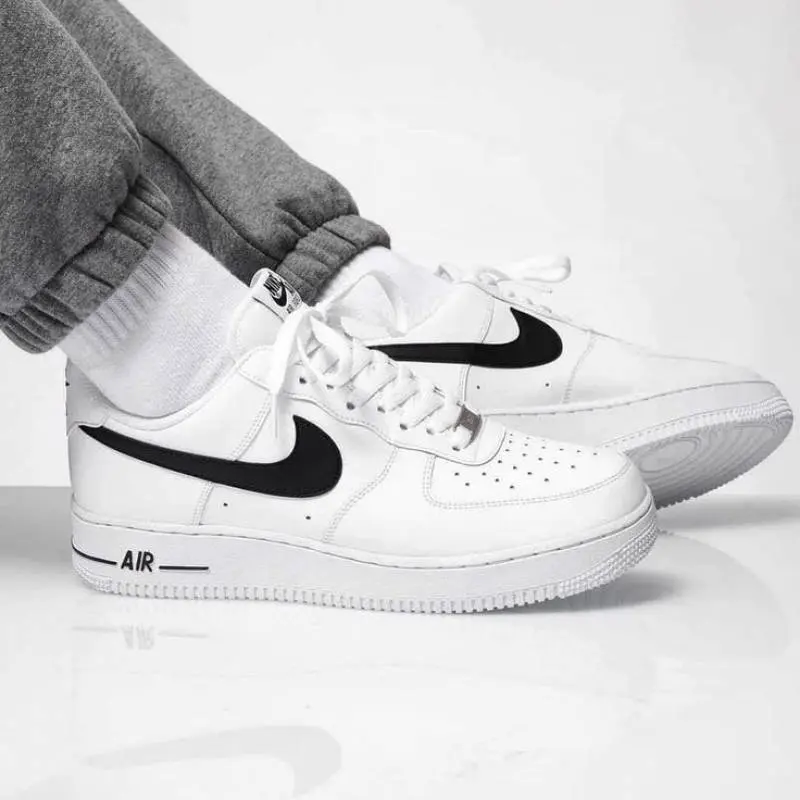 Nike Airforce 1 Low 07 white black swoosh - Image 2