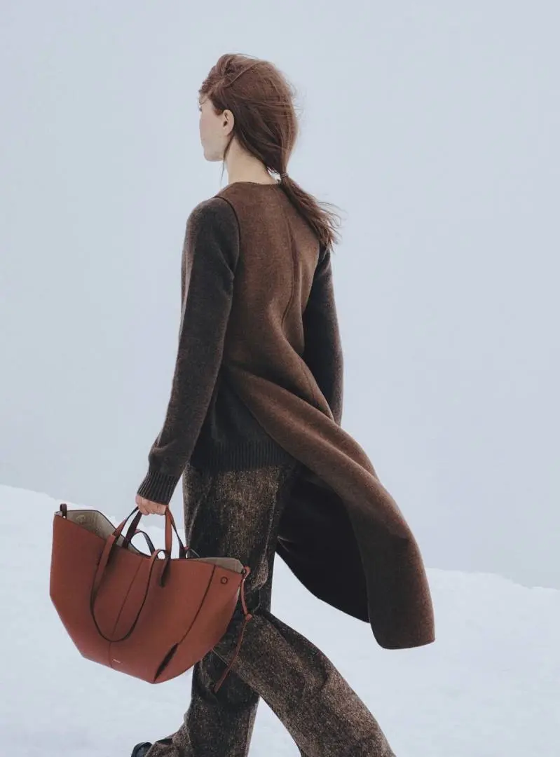 Polenne Red Clay Cyme Large Premium Tote With Wallet & DustCover - Image 3