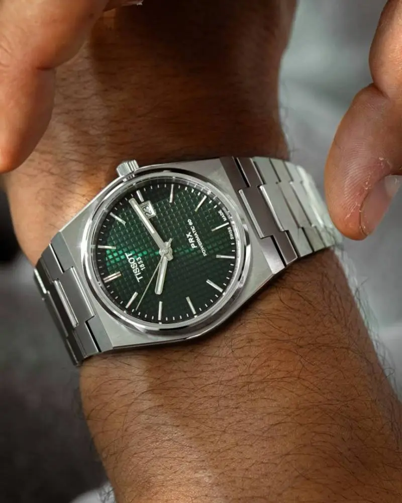 Tissot 1853 Prx Automatic Top Quality Silver-Green - Image 2