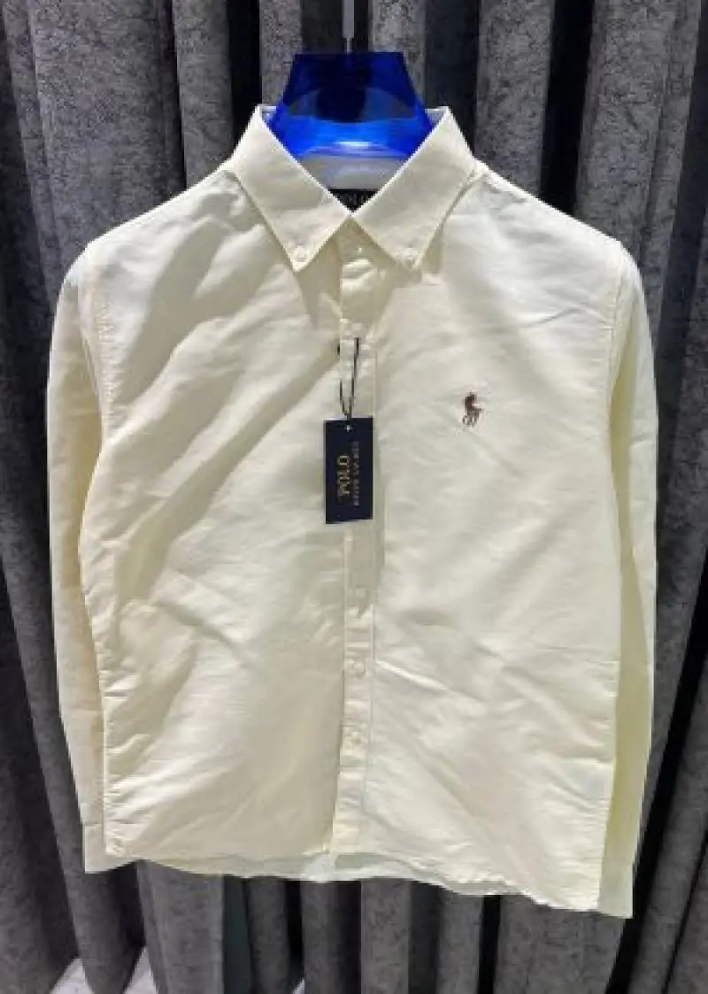 Ralph LAUREN P-OLO IMPORTED STORE ARTICLE SHIRT YELLOW - Image 2