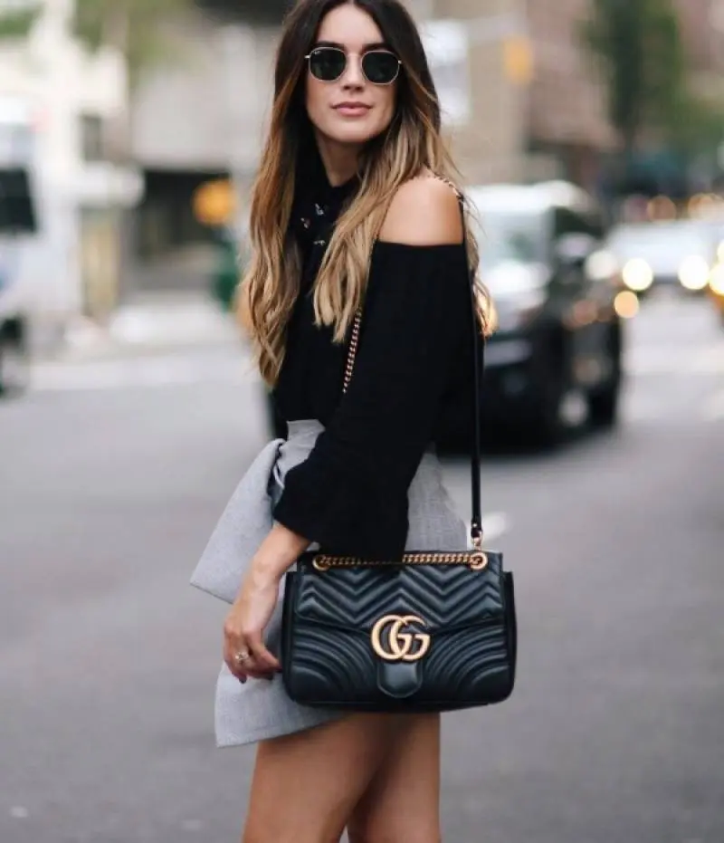 GG Marmont Matelasse Premium Shoulder Bag With OG Box & Premium Dust Bag (Black 250) - Image 2
