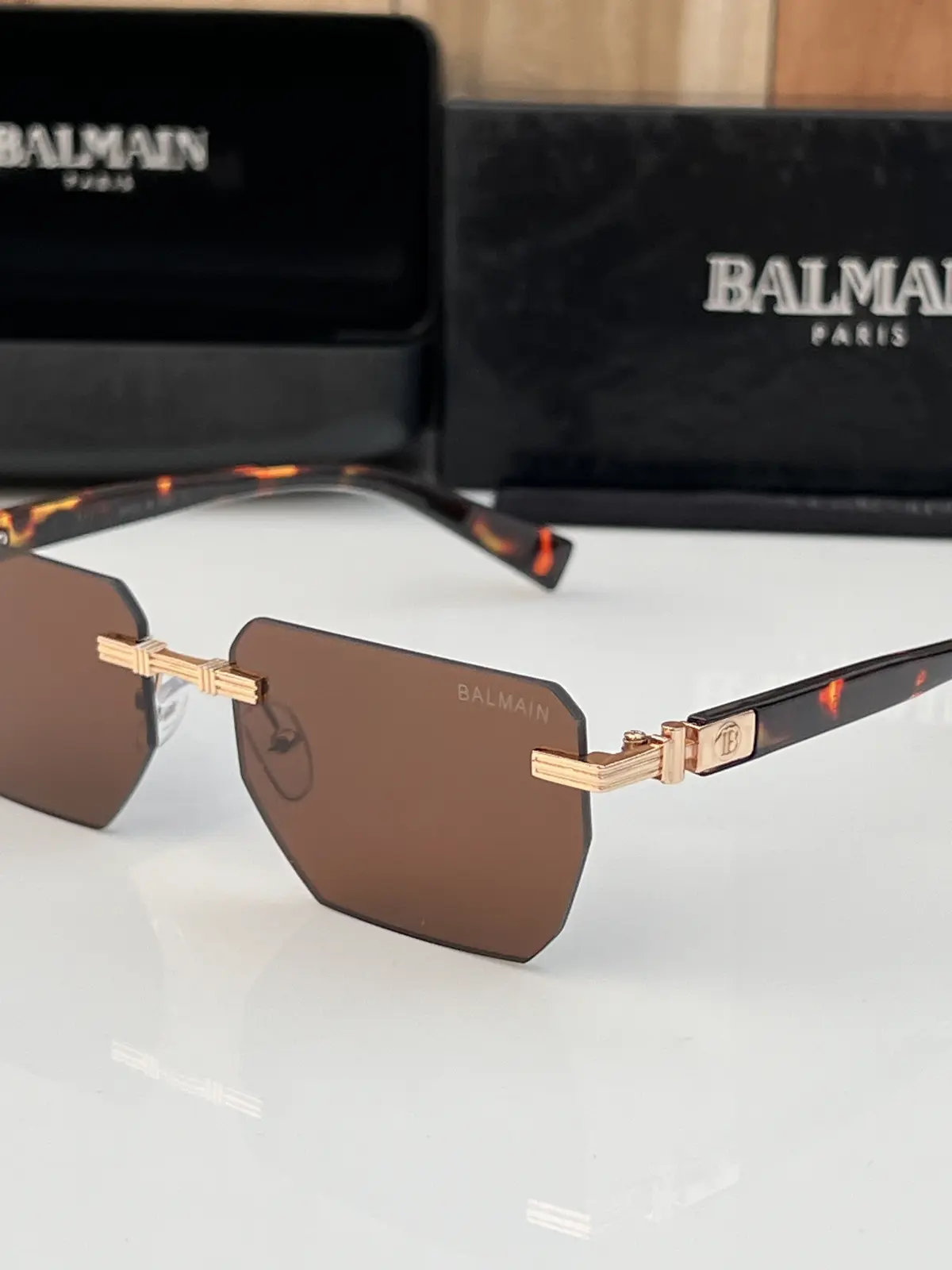 Balmain 98201 gold brown - Image 5