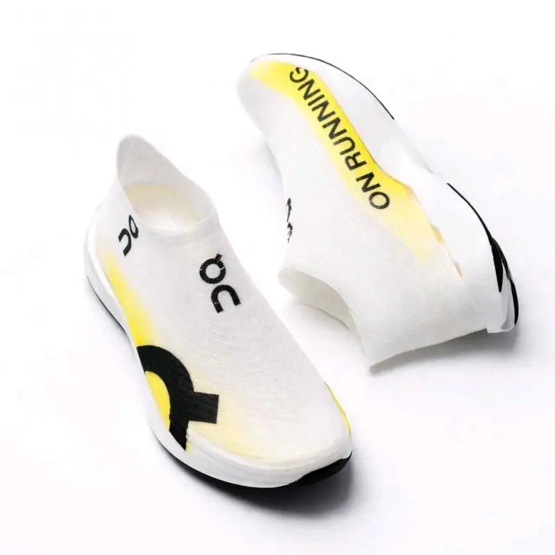 On Cloudboom Strike LS White Yellow 5067 - Image 4