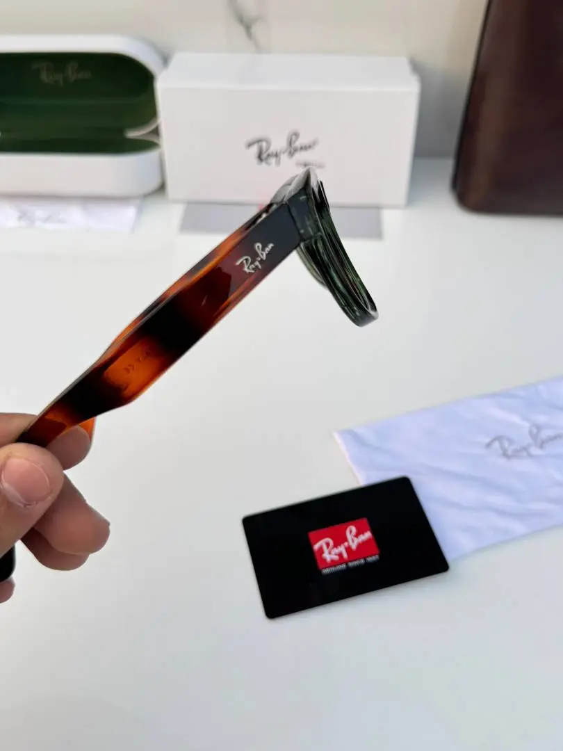Ray-Ban 0502 olive tiger brown - Image 3