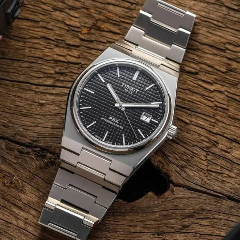 Tissot 1853 Prx Automatic Top Quality Silver-Black - Image 2
