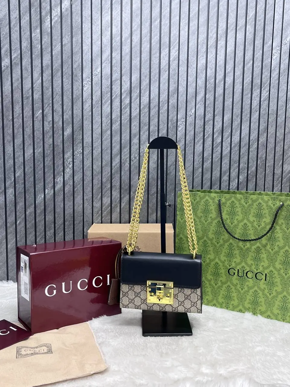 Gucci CB GG Padlock Shoulder Bag With OriginAuldoubleBox Packing DustCover CarryBag - Image 2