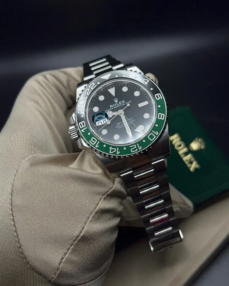 Rolex Oyster perpetual Gmt master Steel-Aqua Blue - Image 3