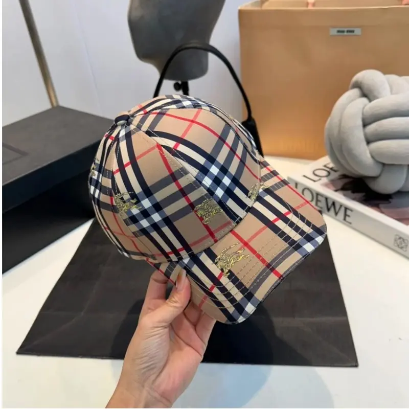 Burberry NoReturn Gold Equestrian Knight Monogram Premium Unisex Cap (With Safety Box) - Image 3