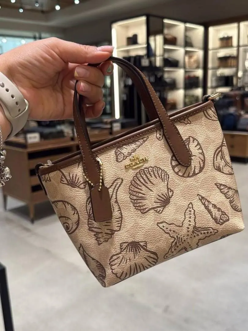 Coach City Tote Mini ShellEdition With OriginalBox DustCover Highend - Image 5