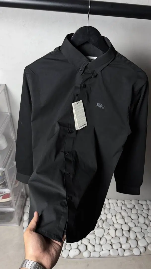 Lacoste Premium Black Shirt 1770 - Image 2