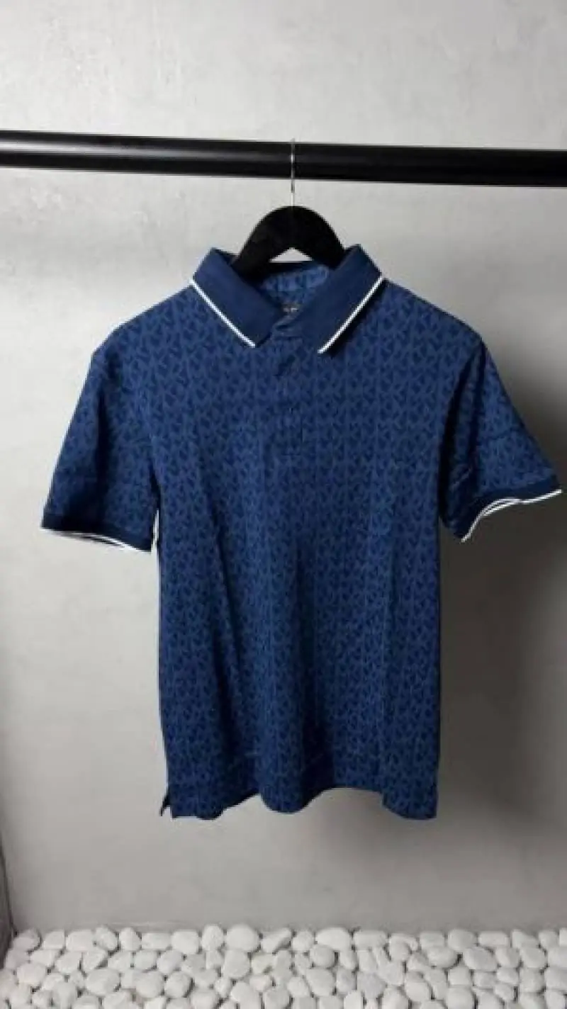 Michael Kor Monogram Polo T-Shirt 1129 - Image 2