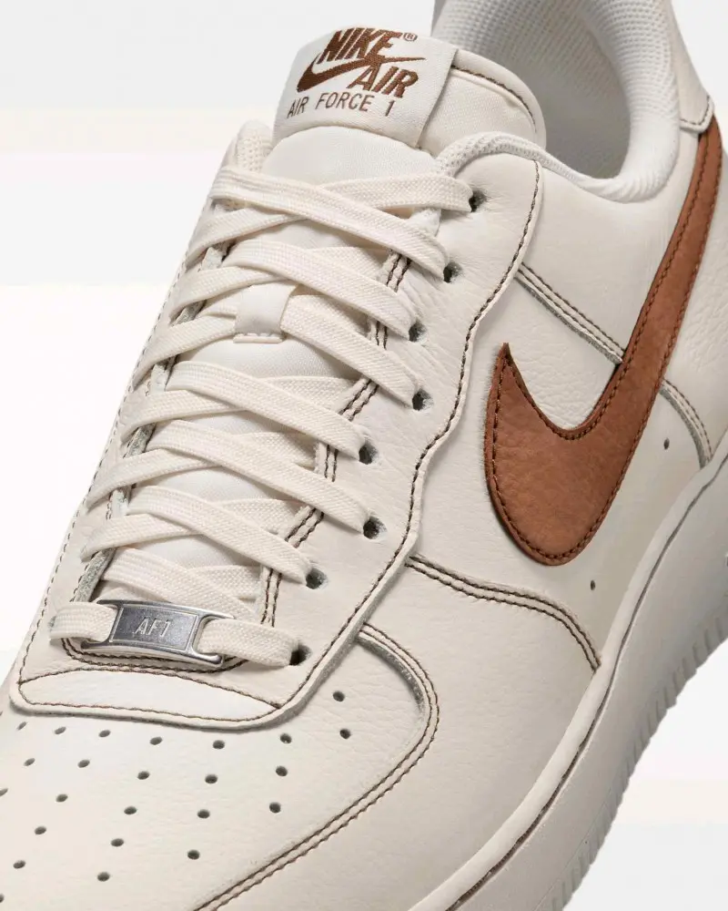 Nike AirForce 1 Low IvorySaddle Brown - Image 5