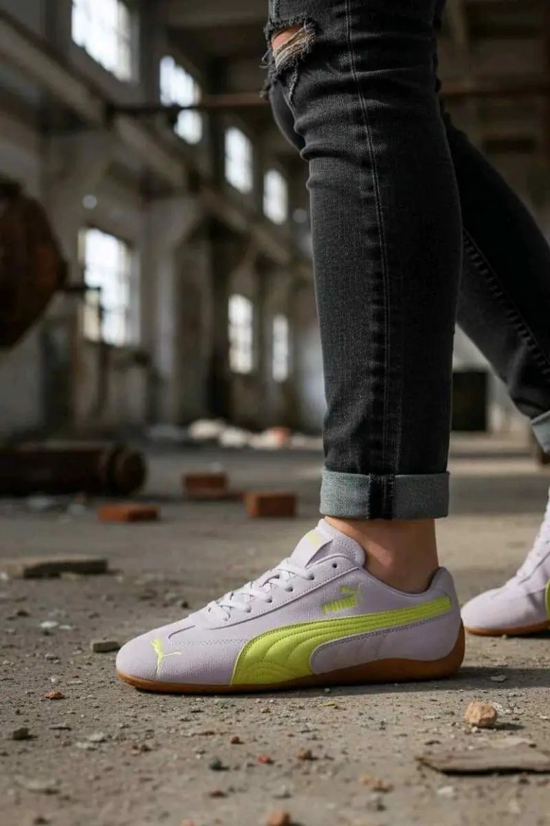 Puma Speedcat OG LilacYellow Sneaker - Image 6