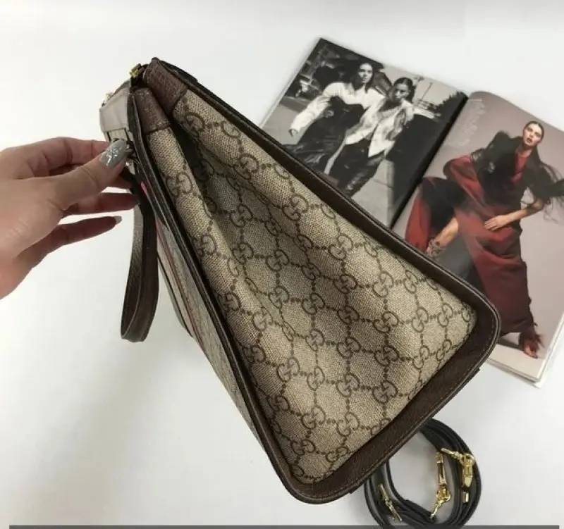 Gucci GG Ophidia Supreme Signature Tote Bag With Double OG Magnetic Box & Dust Bag (Brown-816) - Image 4